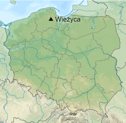 <p>Wieżyca 329 m n.p.m.</p>