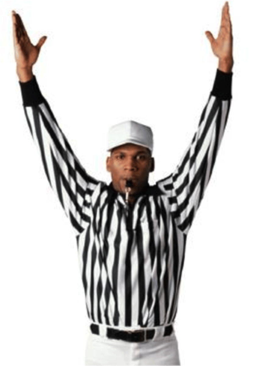 <p>referee</p>