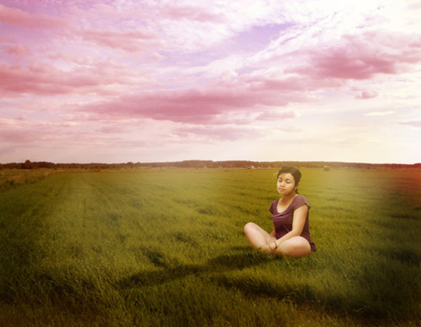 <p>to think about deeply and quietly, reflect upon</p>