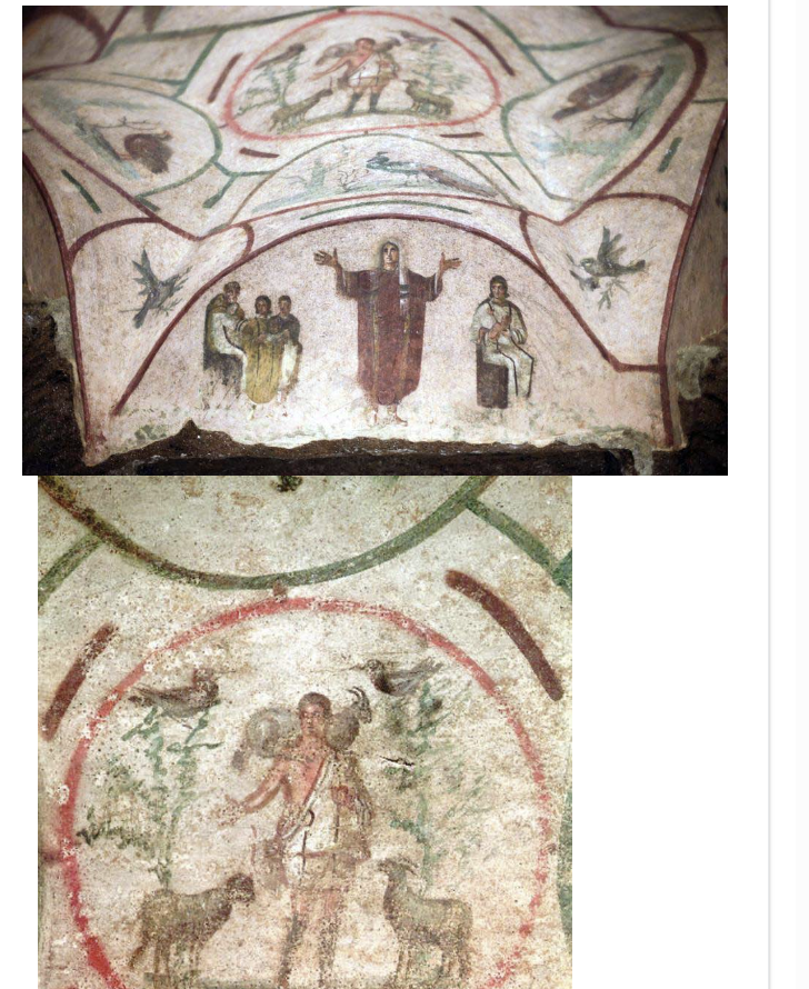 <p>These fresco paintings are found in the</p>