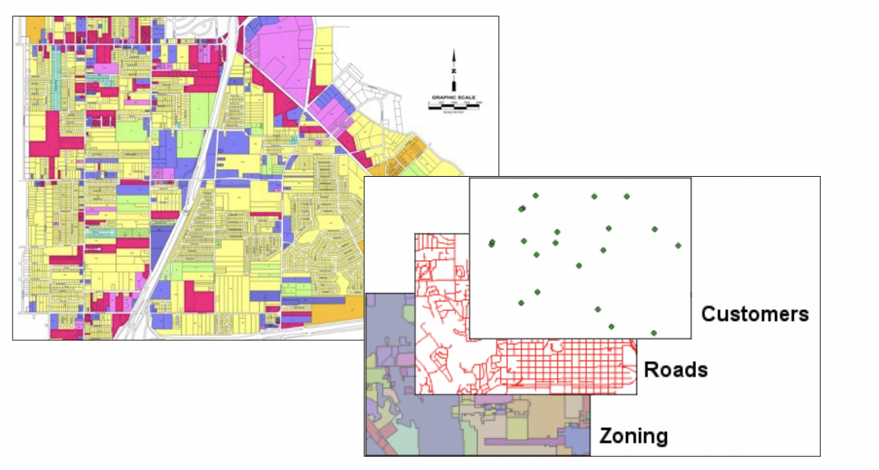 <p><span>represents geographic features as points, lines, and polygons, defined by coordinates and associated attribute data</span></p><p><span>These geometric shapes represent discrete features like buildings, roads, and boundaries. Vector data stores information as a collection of points, lines, and polygons, each with its own unique ID and attribute data, allowing for efficient querying and analysis</span></p>