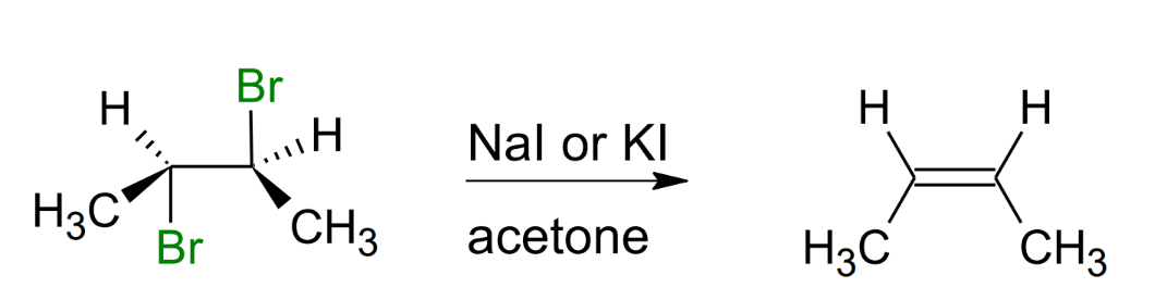 <p>Need to have a NaI of KI under an acetone solvent</p>