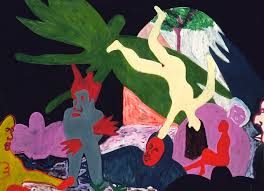 <p>Bob Thompson (1937-1966) The Spinning, Spinning, Turning, Directing, 1963, oil on canvas, Smithsonian American Art Museum, Washington, D.C.</p>