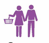 <p>to buy <strong>food and everyday household items</strong>, especially from a <strong>supermarket</strong><br>(things like bread, milk, vegetables, meat, etc.)</p>