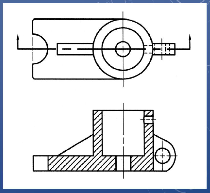 <p>Why?</p><p>1. To reveal internal geometric properties</p><p>2. To communicate graphical details clearly</p><p>3. To avoid a mess of hidden lines</p><p>4. To show material composition</p><p>• Whenever possible, section views are aligned in proper orthographic position with the view that contains the section line (and can go in place of an existing view)</p><p>• Note: Do not include hidden lines in section views</p><p>Uses:</p><p>1. Round objects such as wheels and pulleys</p><p>2. Parts with webs and fillets</p><p>3. Parts that have complex holes in them</p><p>4. Enclosed spaces where material has been removed</p><p>5. Equipment layouts</p><p>6. Assembly views</p>
