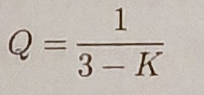 <p>Influences Shape of the frequency response</p><p>Increasing Q leads to a sharper/ narrower peak near the resonant frequency and a higher peak Gain</p><p>Critically Damped: Q = 1/sqrt(2) and f_c = f_0</p>