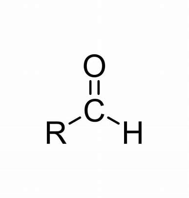 <p>prefix: al</p><p>C = O bonded with H</p>