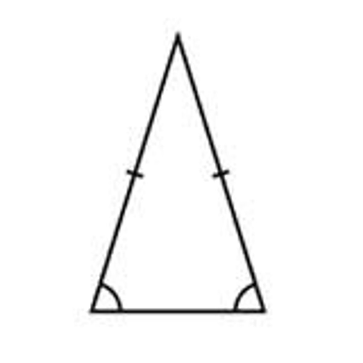 <p>a triangle that has at least 2 congruent sides</p><p>(angles across from congruent sides are also congruent)</p>