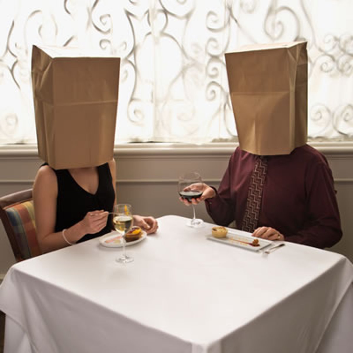 <p>(blind) date</p>