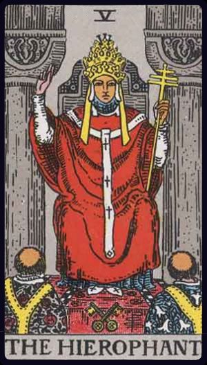 <p>V. THE HIEROPHANT</p>
