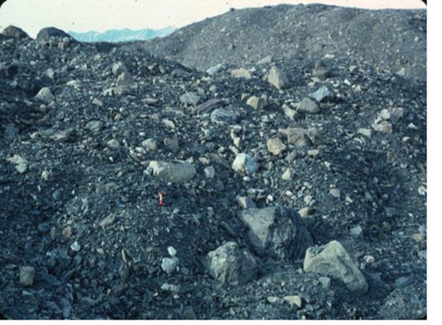 <p>Sediments that are all mixed up and not organized by size.</p>