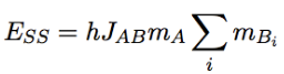 <p>neighboring protons affect resonance field; resonance frequency depends on spin orientation of neighbors; transmitted through bonding electrons</p>