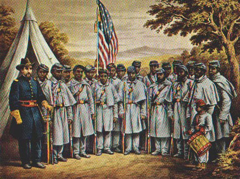 first African American unit to fight a battle, to show the other soldiers that they could fight