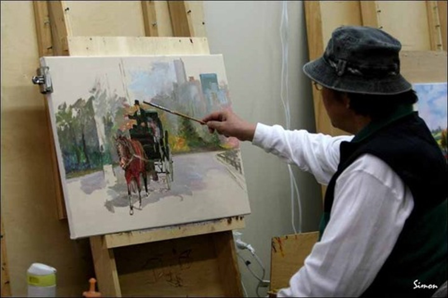 <p>(n) vẽ tranh</p><p>(v) 그님 기르다</p><p>나는 그림 그리는 것을 좋아해요</p><p>Tôi thích vẽ tranh</p>