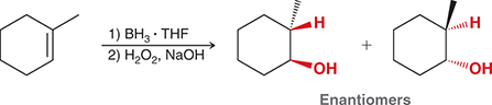 <p>Treating an alkene with these reagents gives anti-Markovnikov addition of H and OH across the alkene. The reaction proceeds exclusively via a syn addition.</p><p>(hydroboration-oxidation)</p>