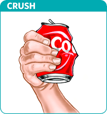 <p>to severely damage or disfigure something by cutting, tearing, or crushing.</p>