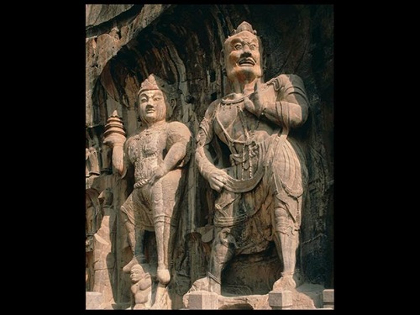<p>on the right side of the</p><p>Cosmic Buddha and attendants,</p><p>Fengxian Temple,</p>