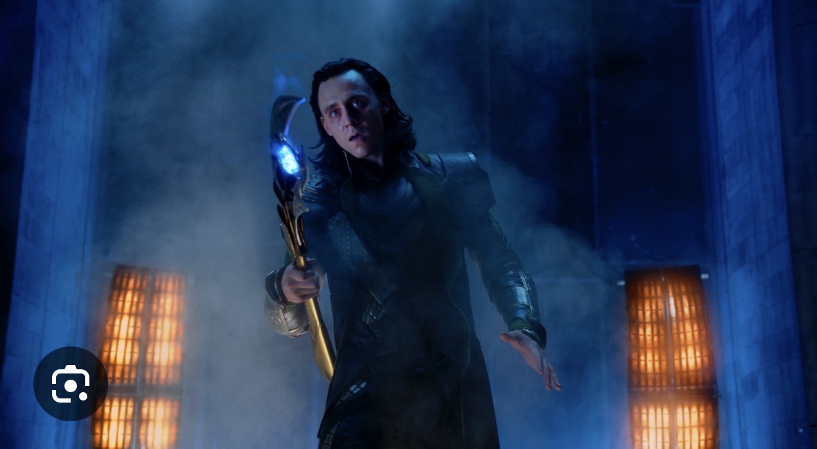 <p>What stone was in Loki’s staff?</p>