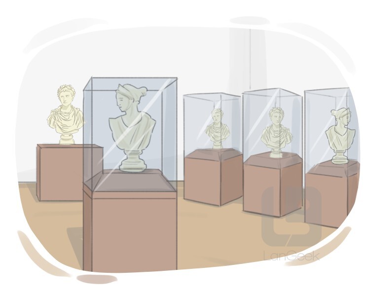 <p>To <strong>display or present something</strong> in an attractive or prominent way.</p><p></p>