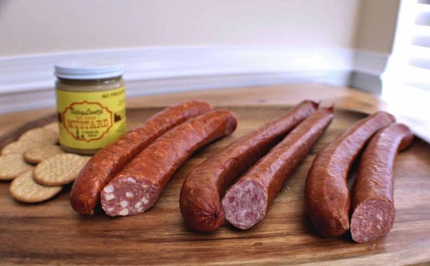 <p>andouille (smoked pork sausage from Louisiana)</p>