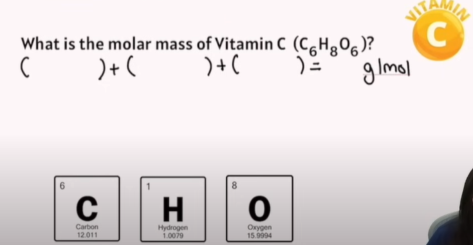 <p>Practice Example of Moles calculations:  </p>
