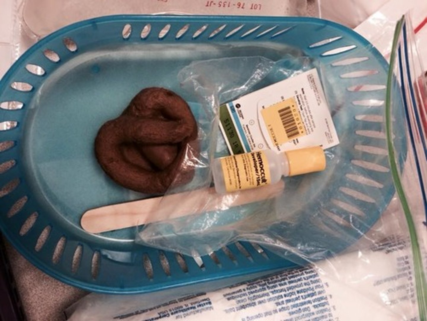 <p>Fecal occult blood test</p>