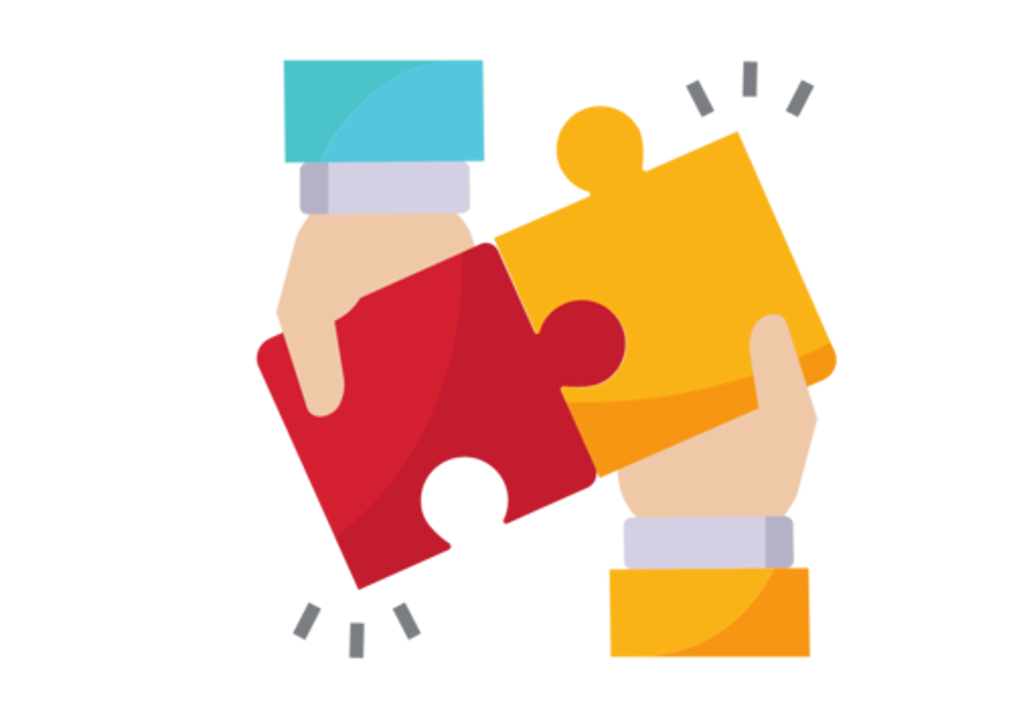 <p>to work together</p>