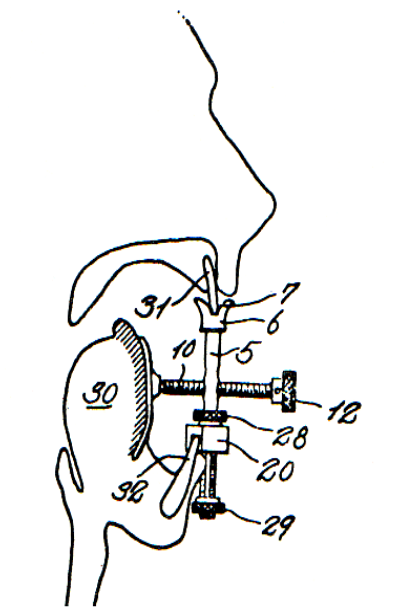 <p>mouth prop - open mouth and rod - hold tongue </p>