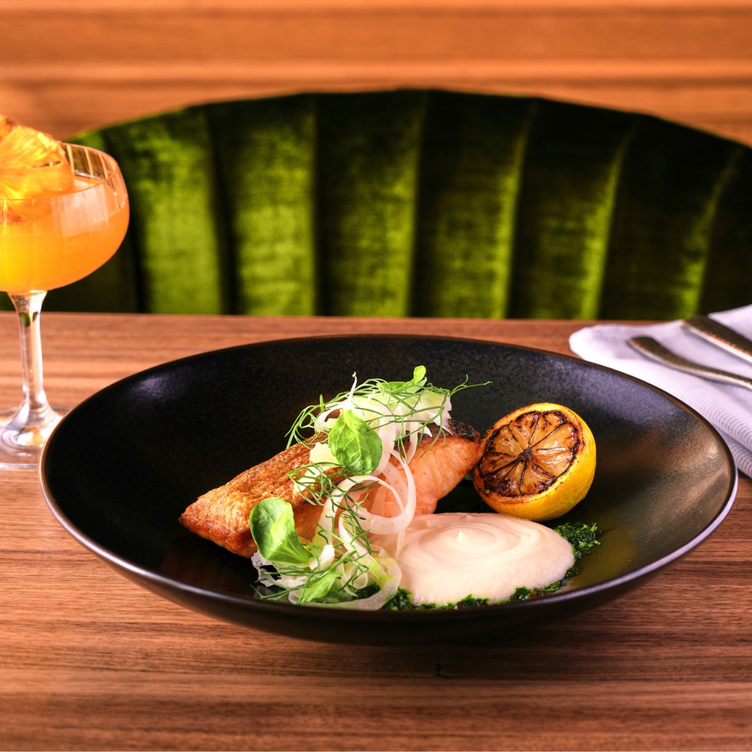 <p>Crispy Skin Salmon</p>