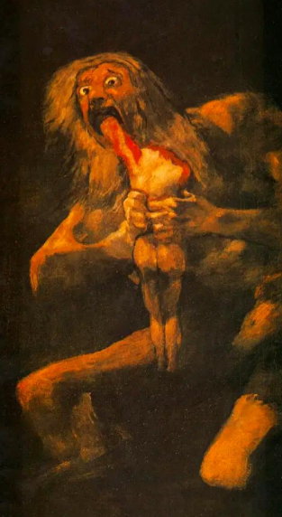 **Saturn Devouring his Son** by Francisco de Goya