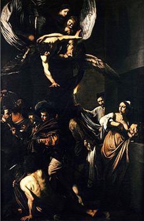 <p class="p1"><strong><em>Ressureição de Cristo</em></strong></p><p class="p1"><strong>Francesco Boneri, conhecido como Cecco del Caravaggio</strong></p><p class="p1"><strong><em>Finais/ ínicio década de 10 a 20 do séc. XVII</em></strong></p><ul><li><p class="p1">Comissão de 1619-1620 por Piero Guicciardini, embaixador toscano em Roma. Capela privada em Santa Felicita, Florença. nunca lá colocada, adquirida po Scipione Borghese e hoje no Art Institute of Chicago.</p></li><li><p class="p1">Através da utilização alternada de luzes fortes e sombras profundas, o claro-escuro realça a vivacidade da cena dramática. Uma das obras mais notáveis de Cecco</p></li></ul><p class="p1">Cecco que se inspira, particularmente, na obras: As 7 Misericórdias de Caravaggio em Nápoles (1607) (anexada).</p><p class="p2"></p><p></p>