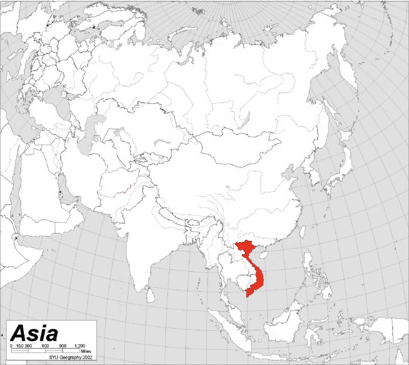 <p>In Southeast Asia.</p>