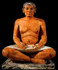 <ol><li><p>Not a pharoah because not as idealized</p></li><li><p>Not a portrait, but instead representation of a scribe</p></li><li><p>Held papyrus in his lap but its now gone</p></li><li><p>Painted limestone</p></li><li><p>2,620 - 2,500 B.C.E. </p></li></ol><p></p>