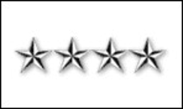 <p>4 Stars</p>