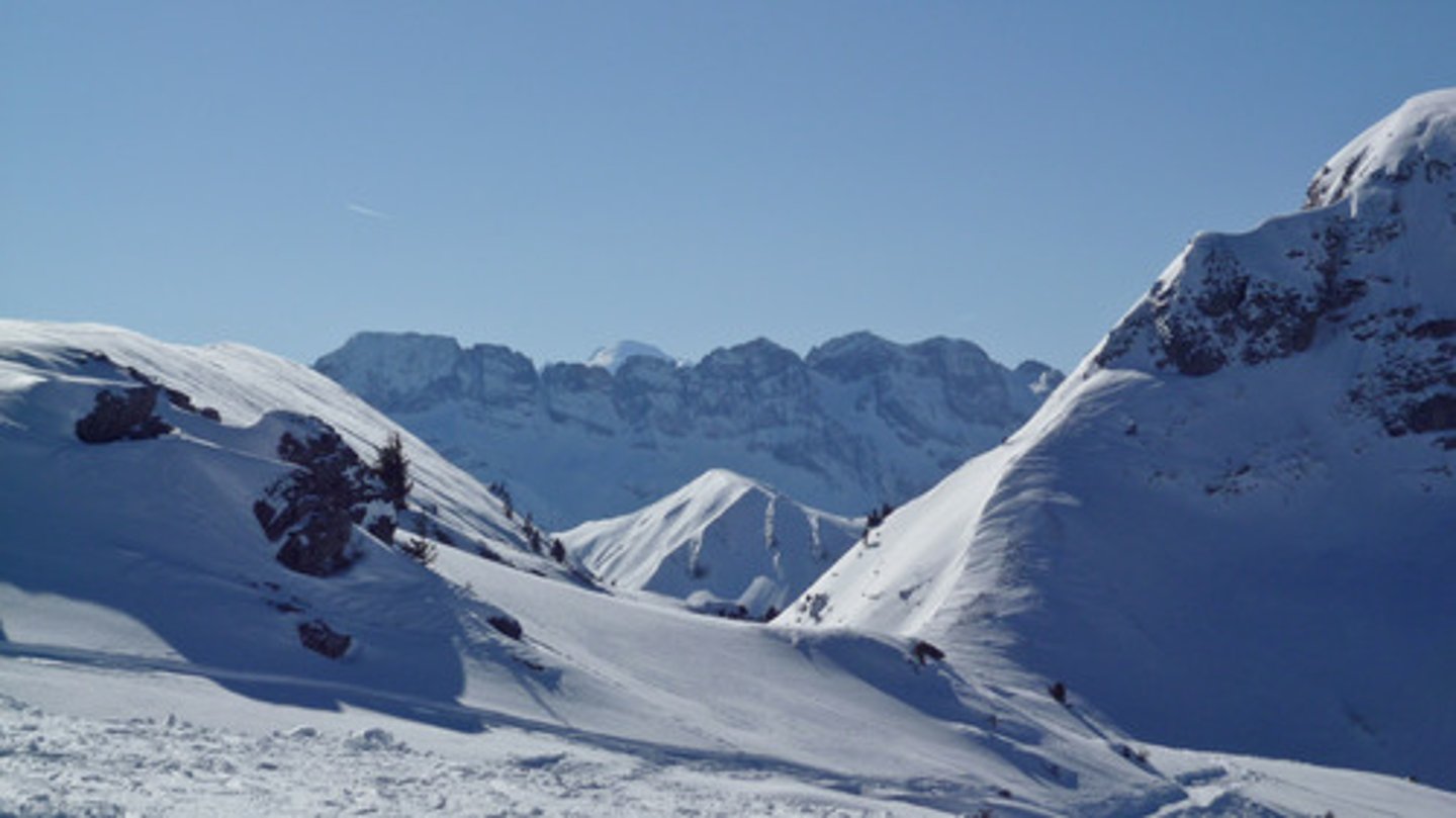 <p>on peut skier sur Mont Blanc...</p>
