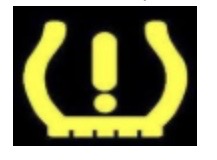 This alert/warning symbol indicates tire pressure 