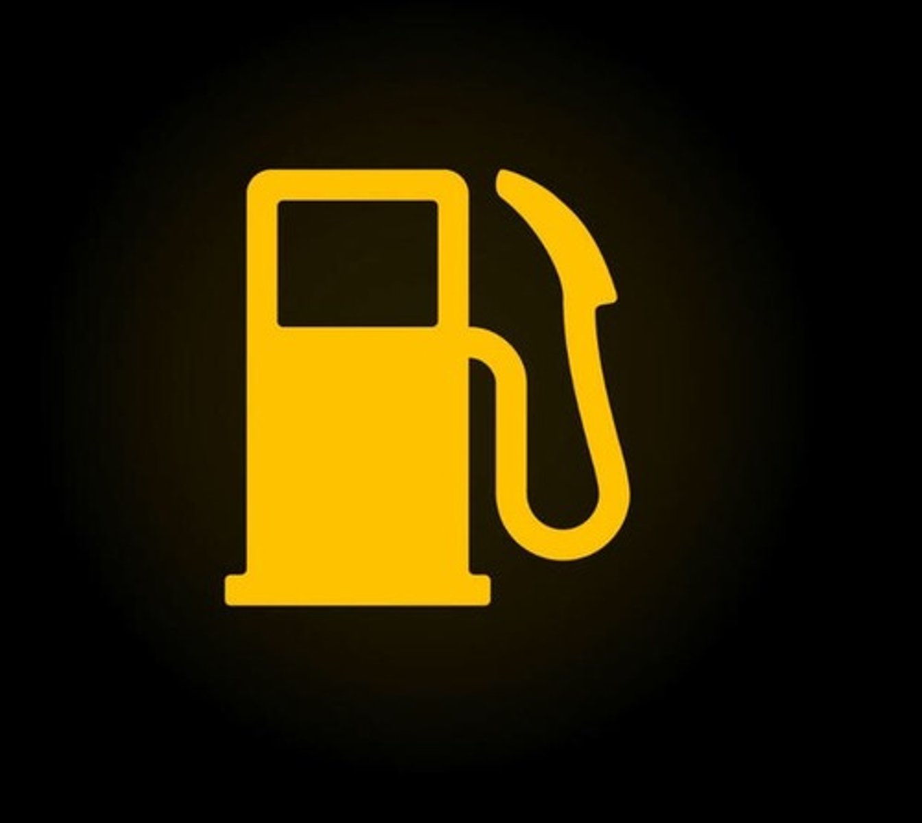 <p>your gas tank is empty or nearing empty.</p>