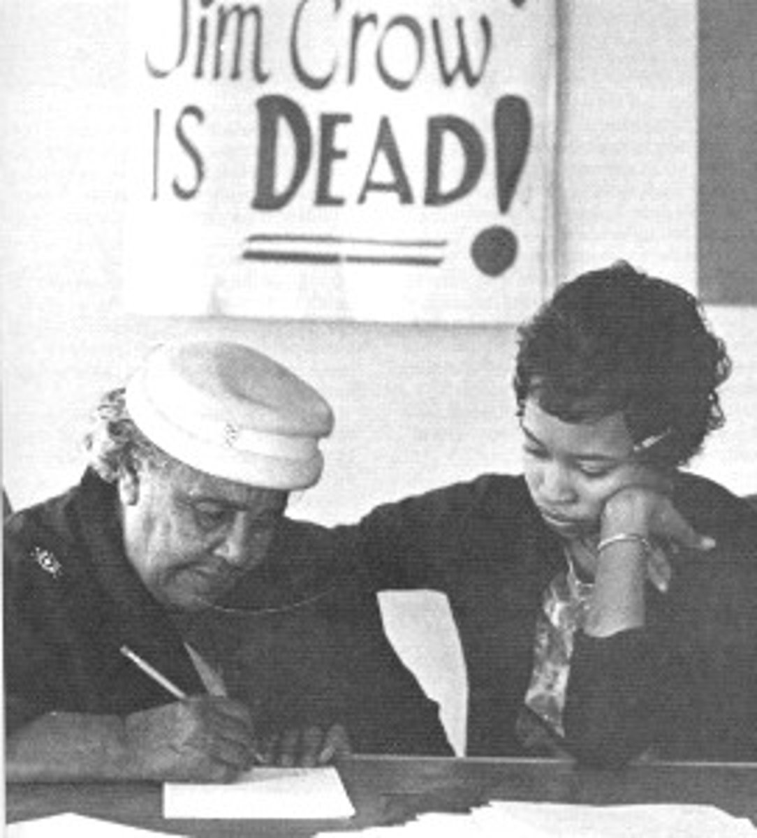 <p>a test used to prohibit black people from voting</p>