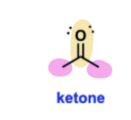 <p>Oxygen-containing functional groups that contain a carbonyl (C=O) bonded to two alkyl groups.</p>