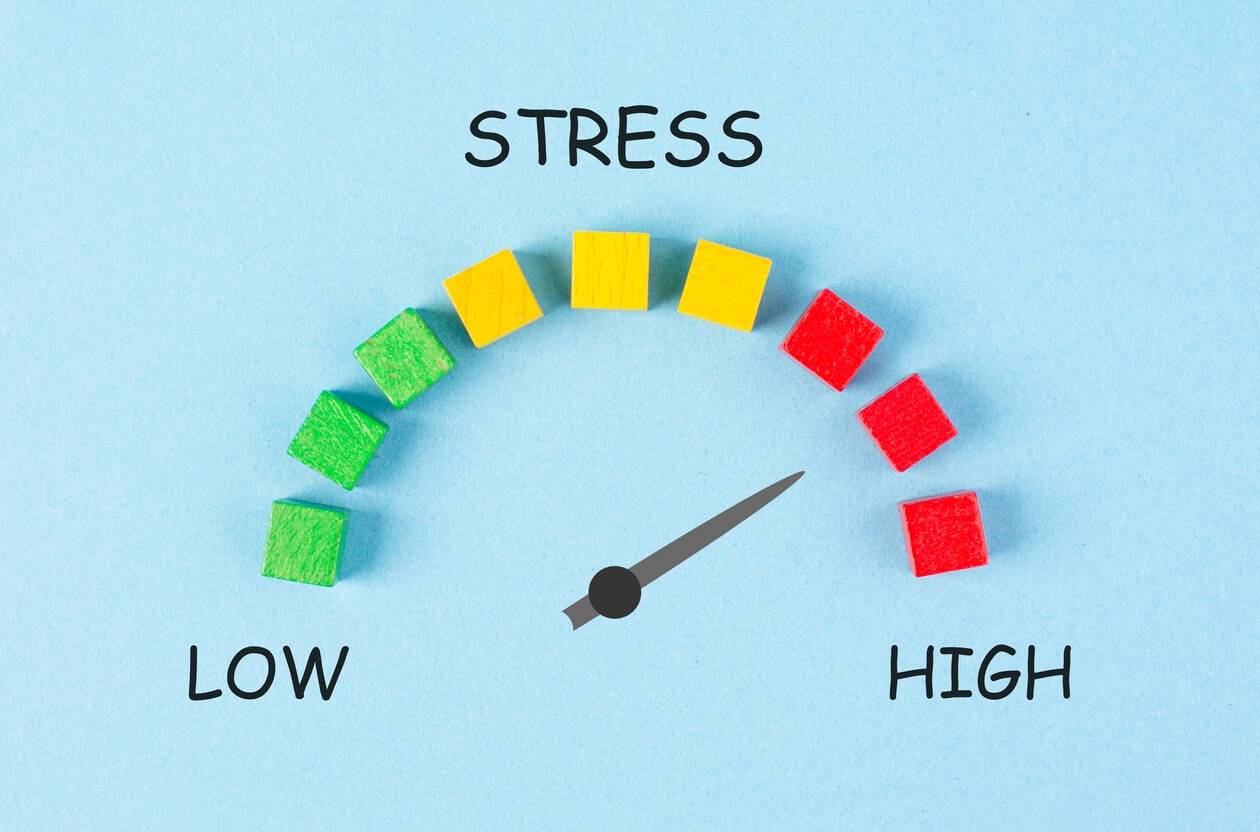 mức độ lo âu – Her level of anxiety rose during the interview.