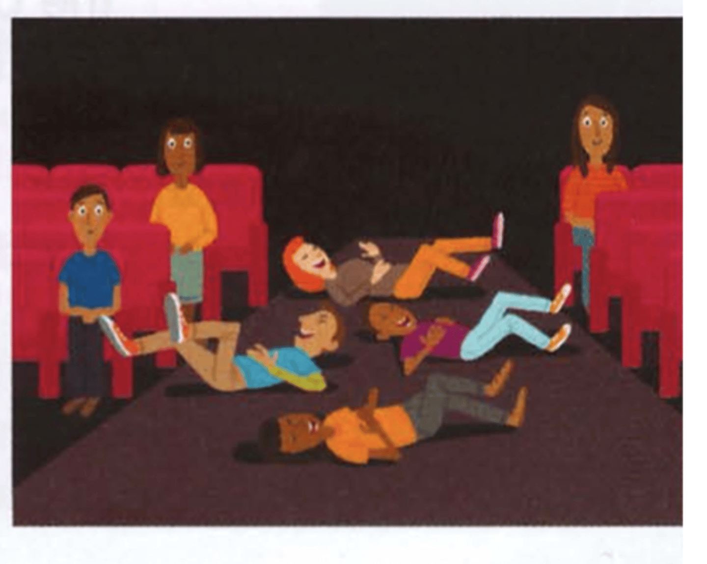 <p>to make an audience laugh uncontrollably</p><p>= have someone in stitches = bring the house down</p>