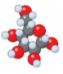 <p>Atoms bonded together.</p>