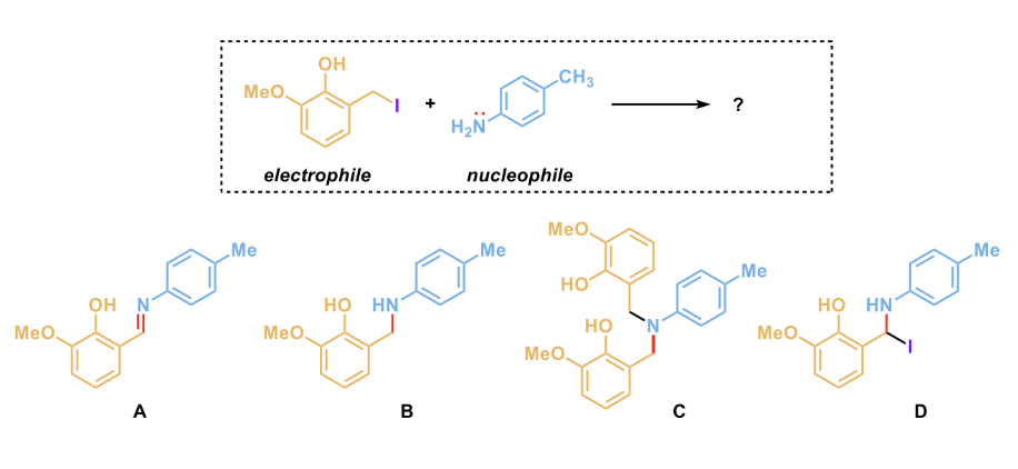 <p>Predict the product of the following reaction. [free response]</p><p></p>