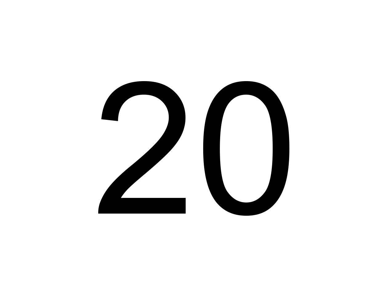 <p>twintig</p>