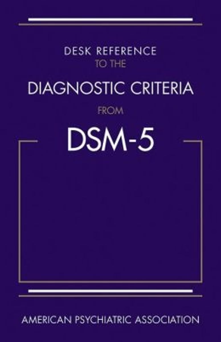<p>Provides criteria for diagnosing mental health disorders</p>