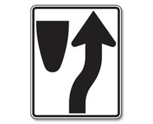 <p>Keep Right</p>