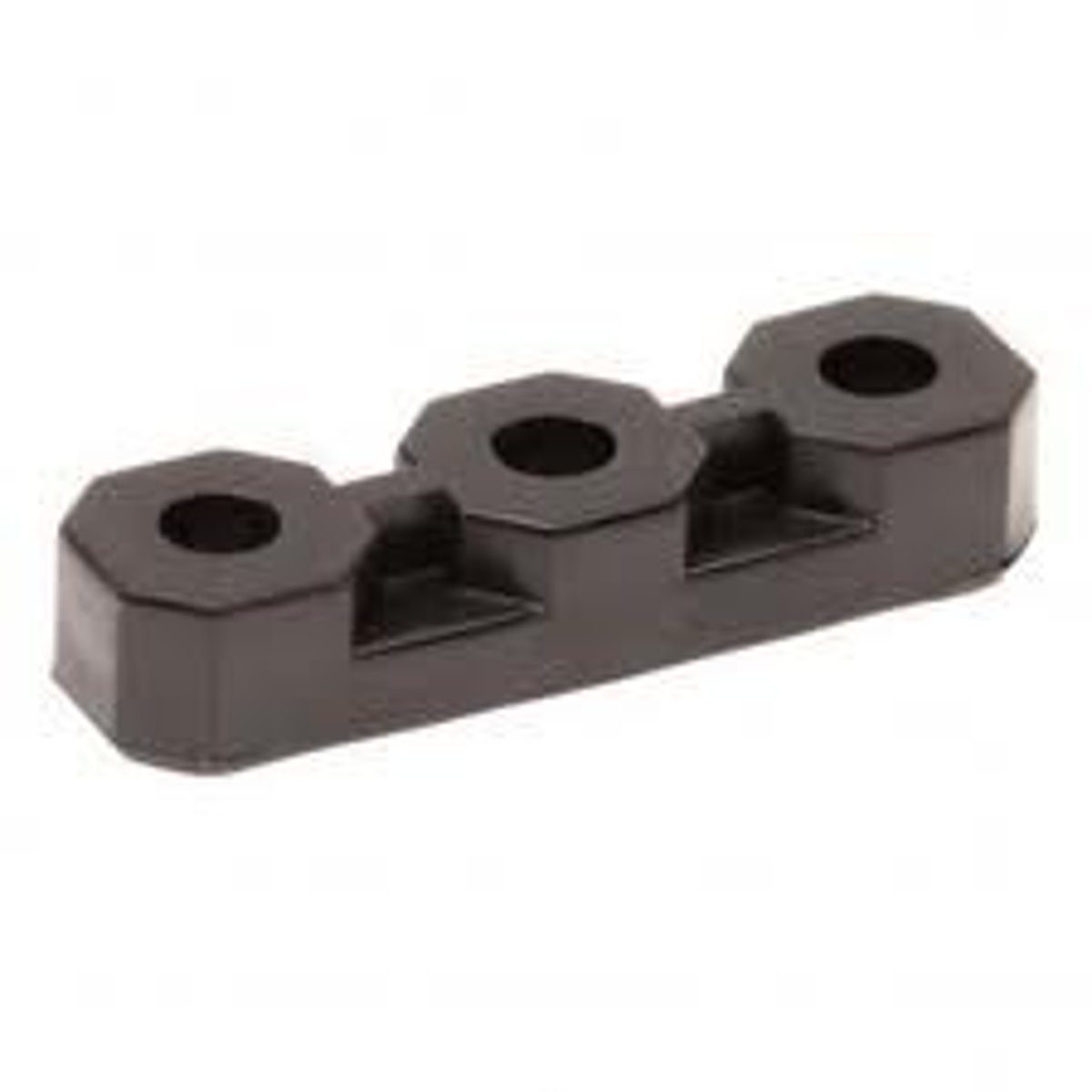 <p>An axle is passed through the center hole which allows it to spin freely. It lowers friction and prevents metal to metal moving parts.</p>