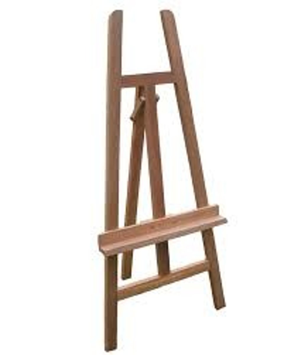 <p>easel</p>