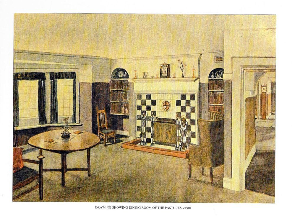 <ul><li><p><span>Arts and Crafts designer. </span></p></li><li><p><span>His designs led Art Nouveau away from floral decorations. </span></p></li><li><p><span>bright, simplified falt-pattern tulips and stylized trees interlaced with birds and animals.</span></p></li><li><p><span> He believed that realistic ornaments were unsuited for decoration, so instead, plants and animals were mere symbols and were subjected to linear movement suggestive of Art Nouveau. </span></p></li><li><p><span>Showing Japanese inspirations, Voysey emphasized simplicity, often using white and delicate colors, as well as asymmetrically placed windows based on the needs of the interior and medieval elements.</span></p></li></ul><p></p>