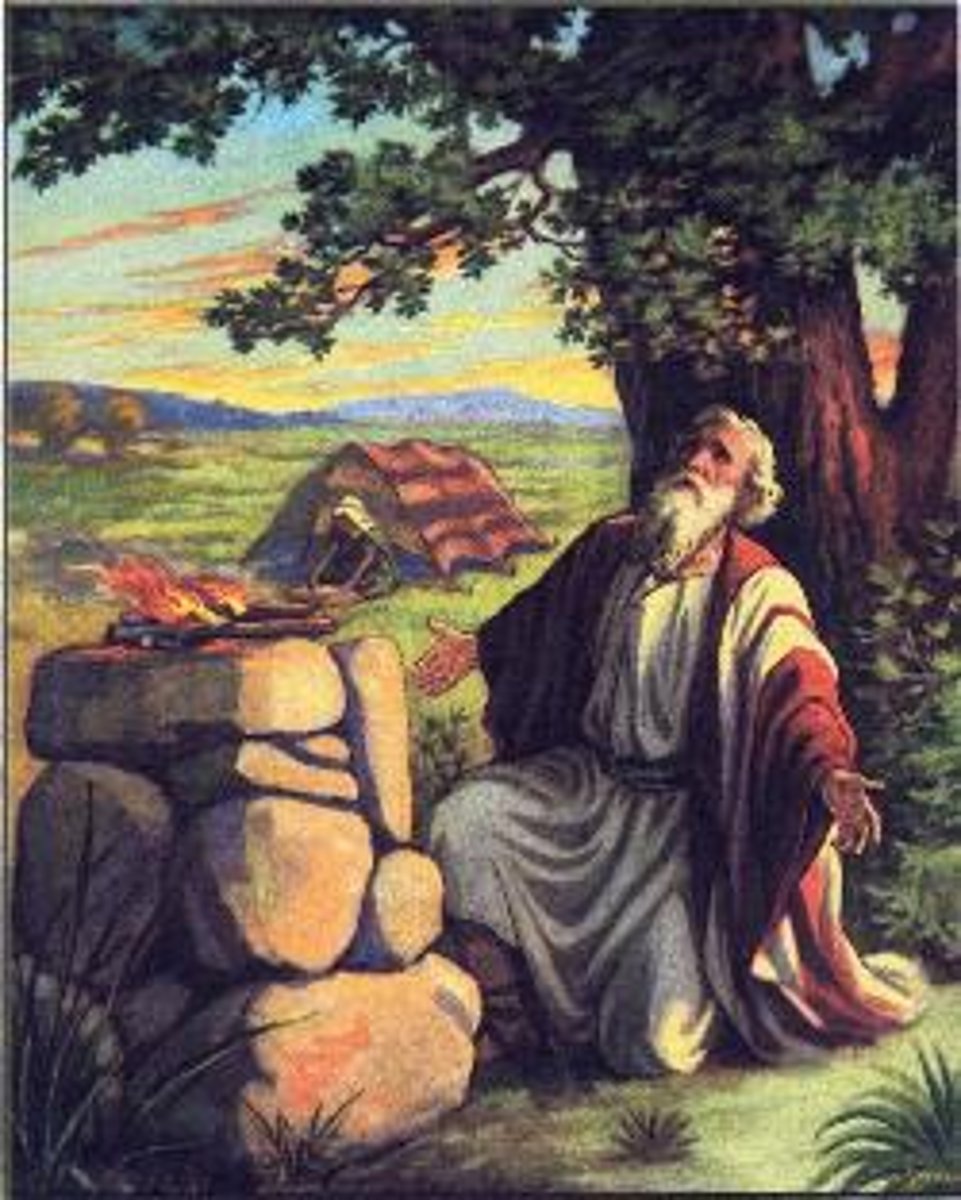 <p>Founder of Judaism, christainity and islam</p><p>-along w/ wife sara first patriarch to enter into covenent w/ god</p><p>-agreed to give god monotheism, first commandment, ultimate fiath and devotion, his leadership to future generations, circumcision</p><p>-god gave abraham new name, true son, promised land and many descendents</p><p>-father to ishmael (islam) and issac (christianity and judaism)</p>